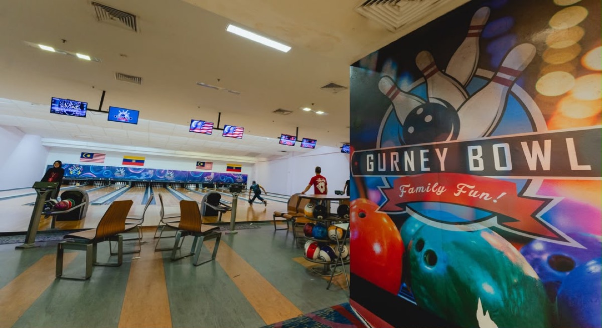 On-site bowling alley
